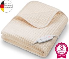 Vyhrievacia deka BEURER HD 72 Waffle Ivory
