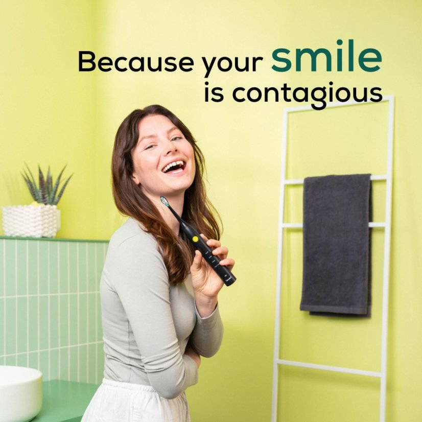 Sonická zubná kefka BEURER SC 30 Jet Black Green Planet