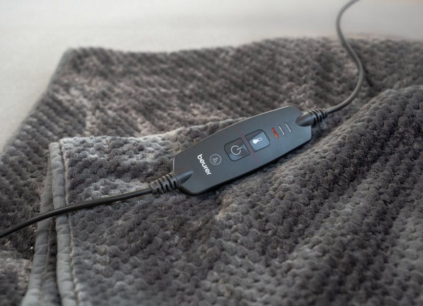 Vyhrievacia deka BEURER HD 65 Dark Grey