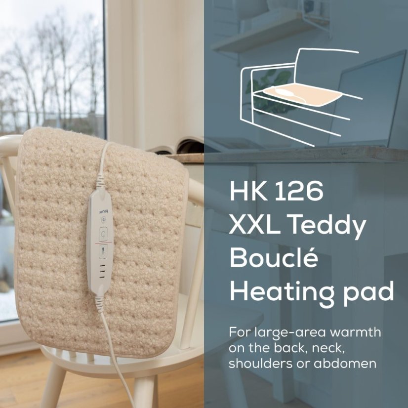 Vyhrievacia podložka BEURER HK 126 XXL Teddy bouclé