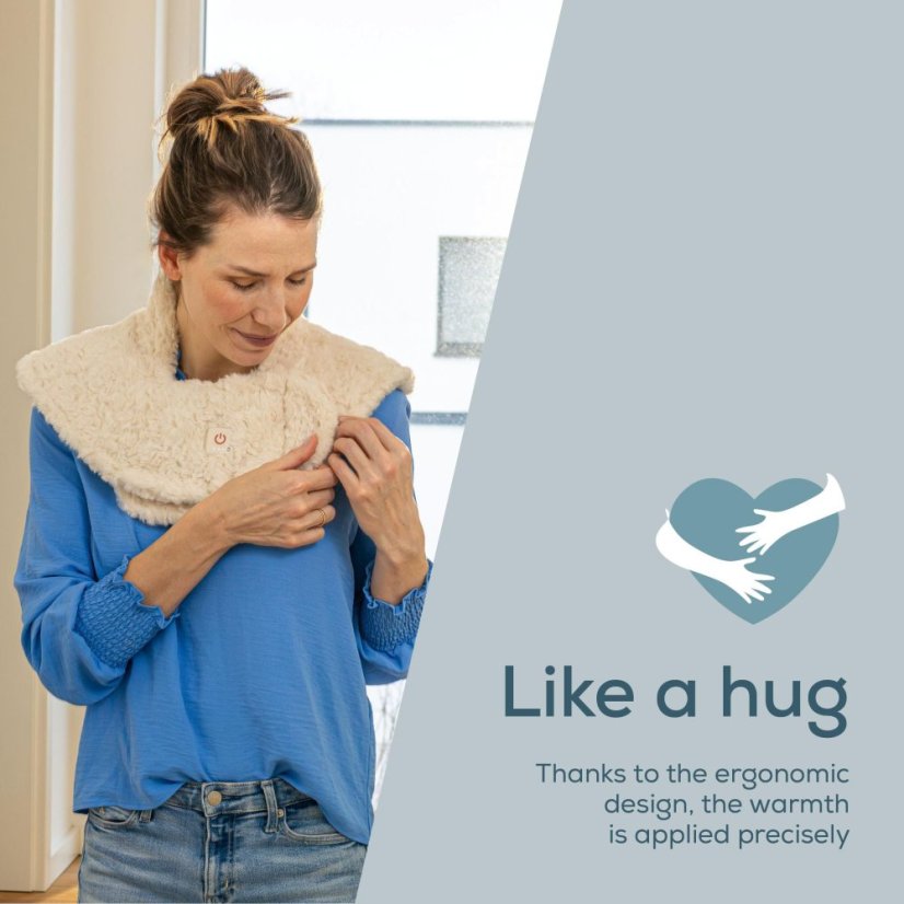 Vyhrievacia podložka na ramená BEURER HK 165 Huggy Creme