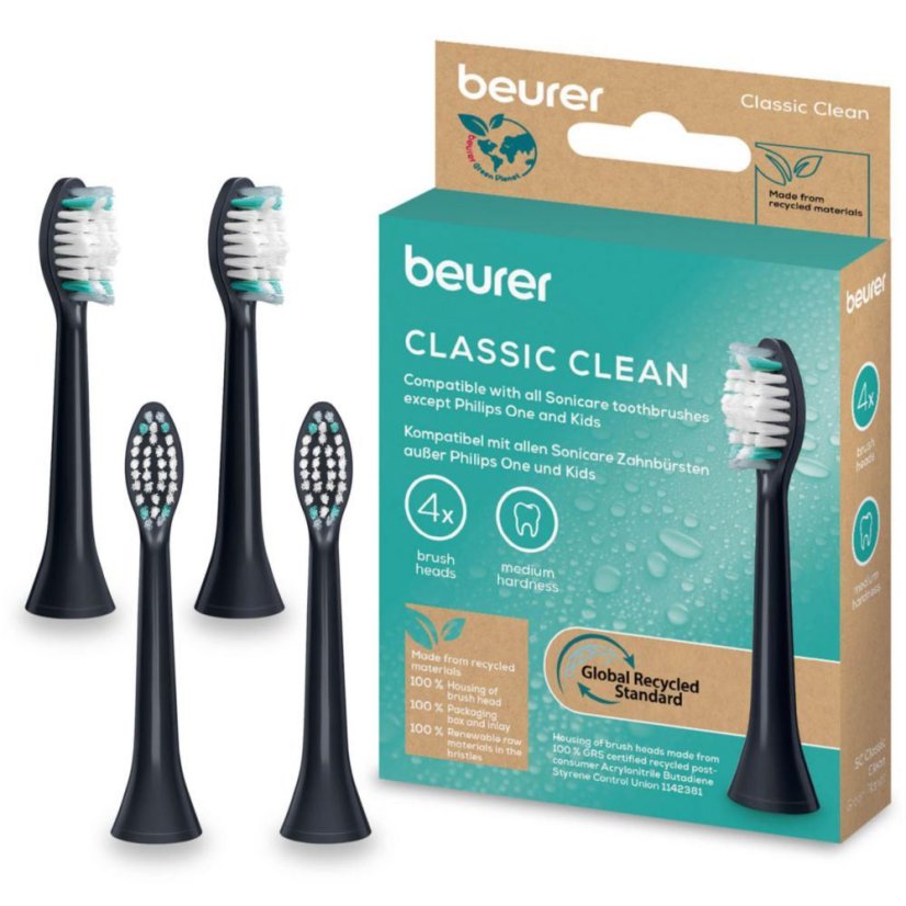 Náhradné zubné kefky BEURER SC Classic Clean 4 ks