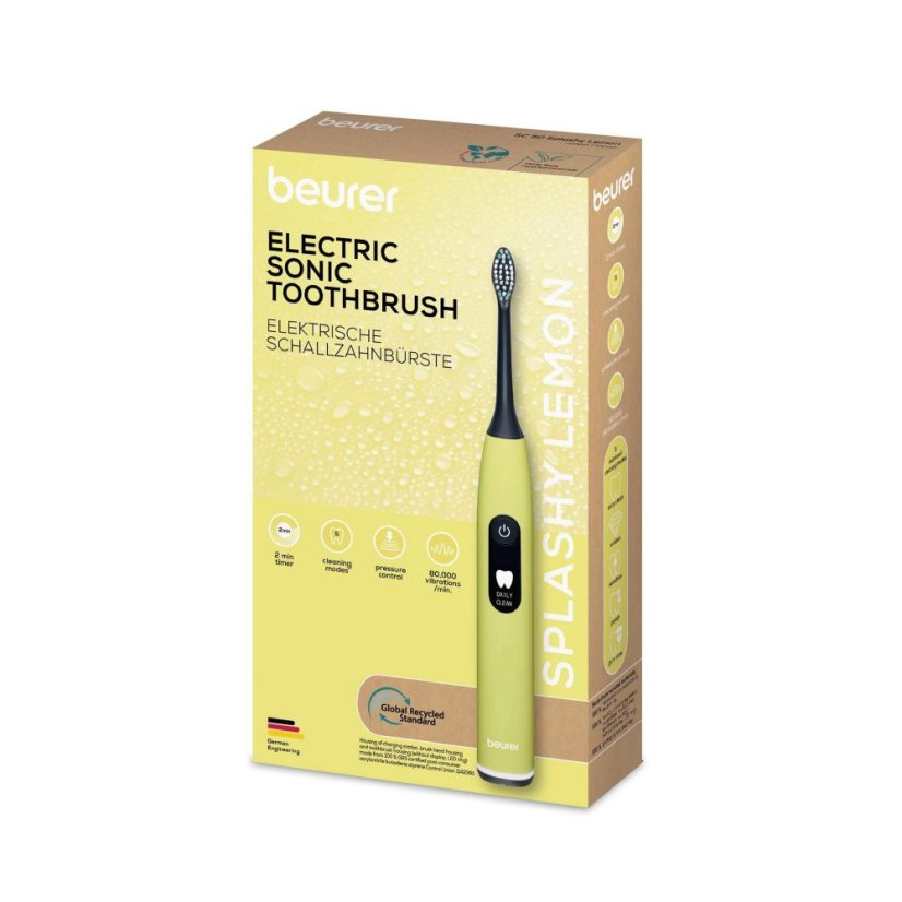 Sonická zubná kefka BEURER SC 50 Splashy Lemon Green