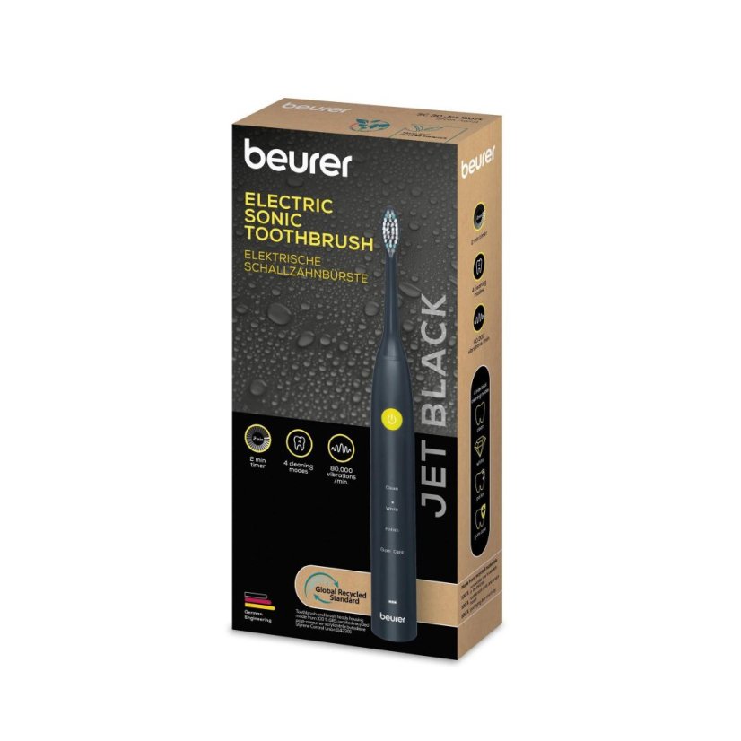 Sonická zubná kefka BEURER SC 30 Jet Black Green Planet