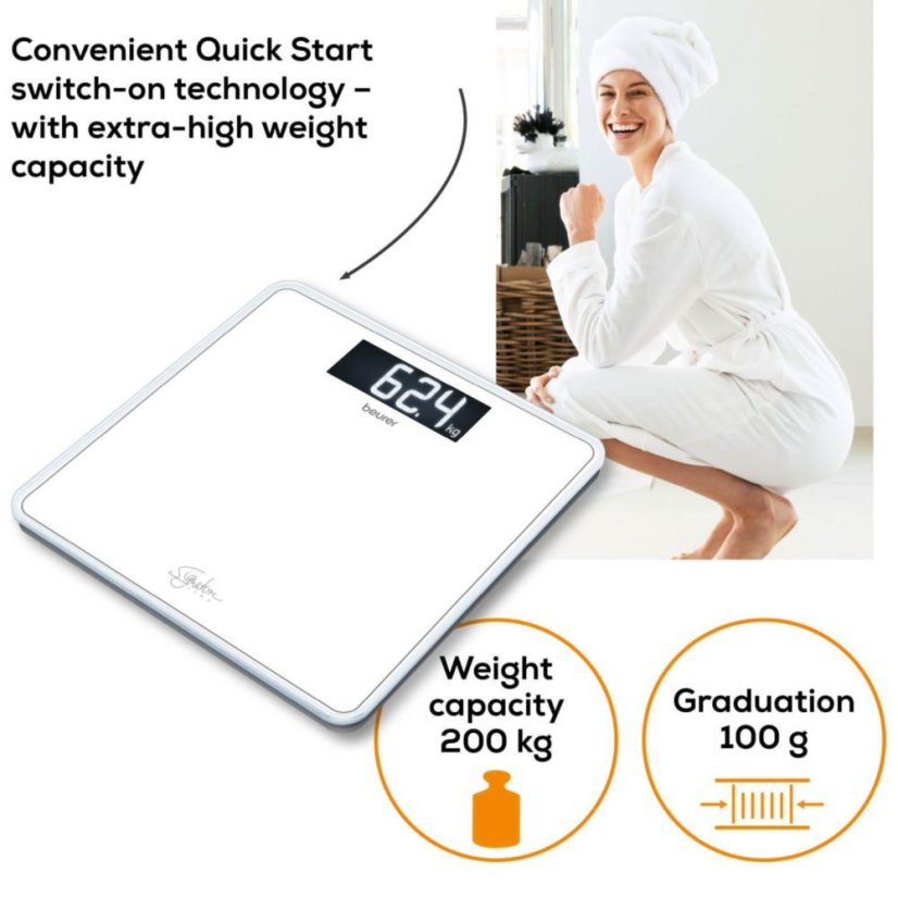 Osobná váha BEURER GS 400 White