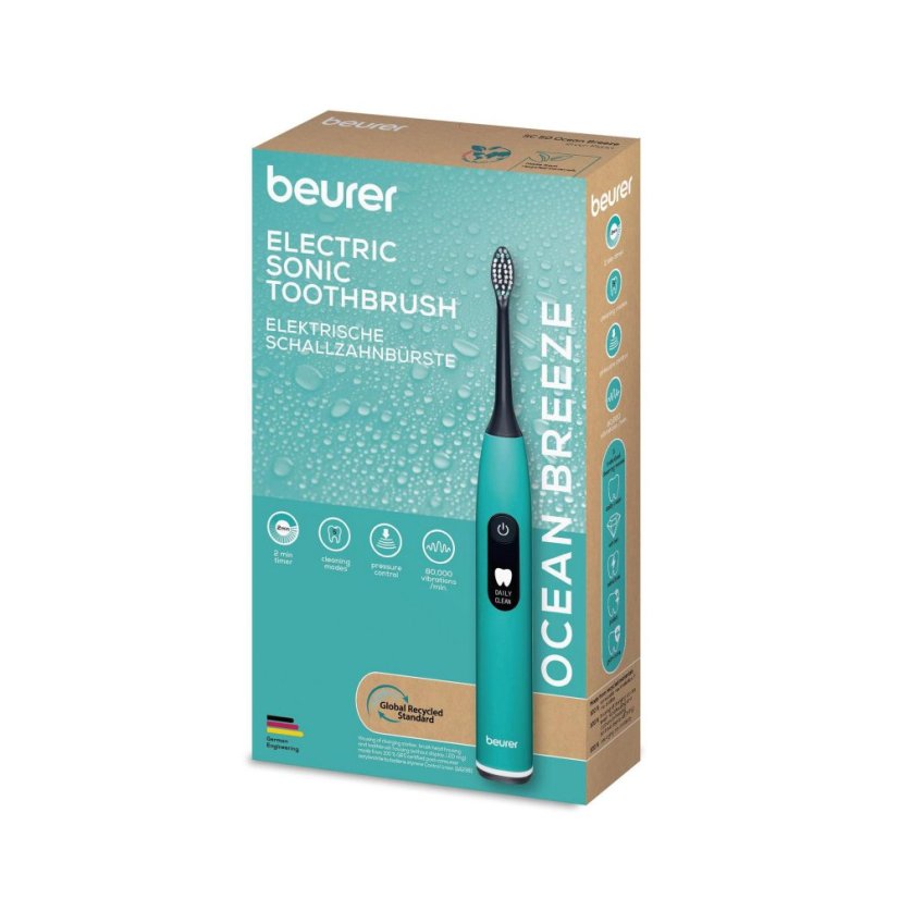 Sonická zubná kefka BEURER SC 50 Ocean Breeze Green