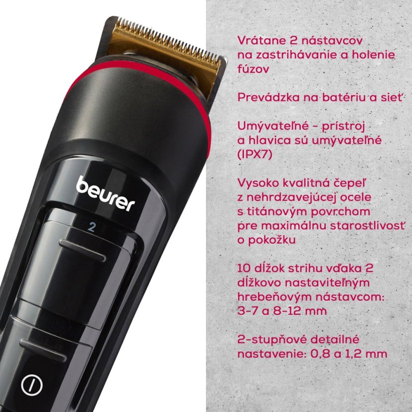 Zastrihávač brady BEURER MN4X