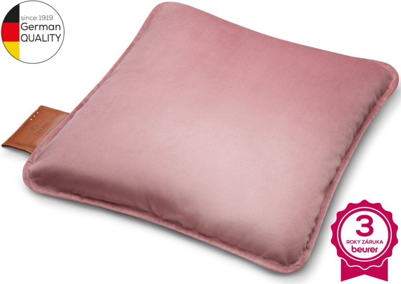 Vyhrievací vankúš BEURER HK 77 Heaty ružová