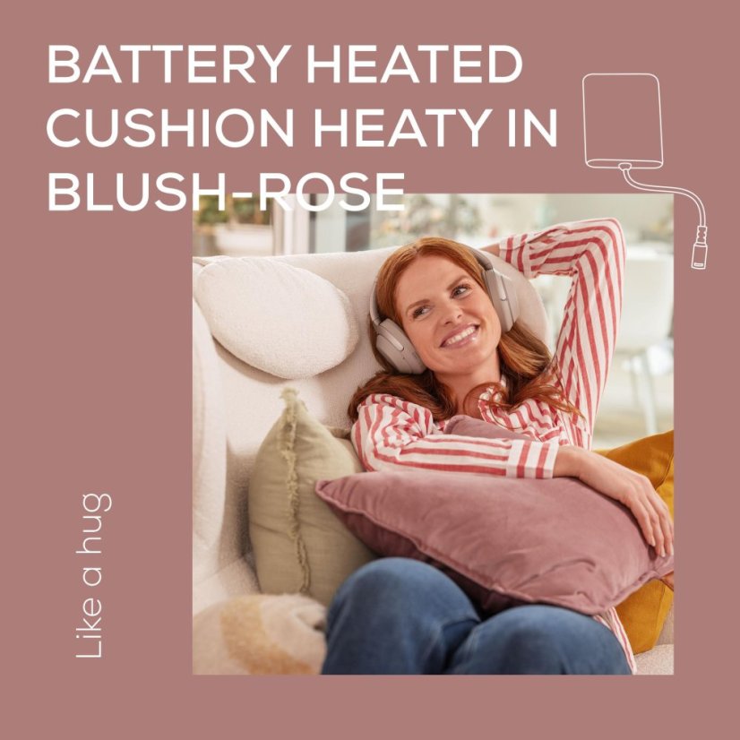 Vyhrievací vankúš BEURER HK 77 Heaty ružová