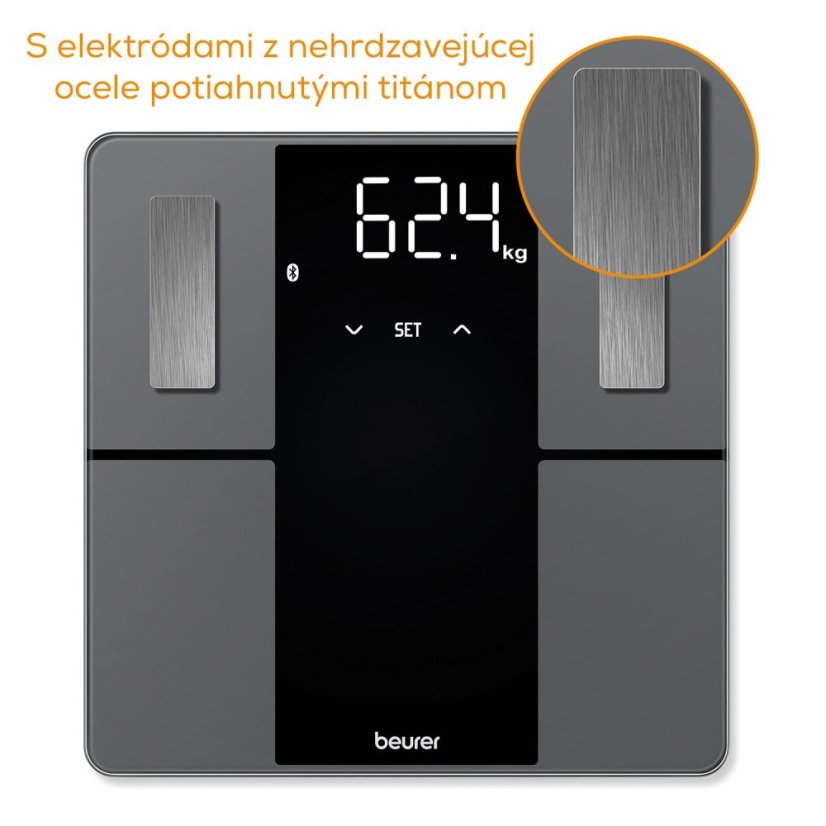 Osobná diagnostická váha BEURER BF 500 Super Black