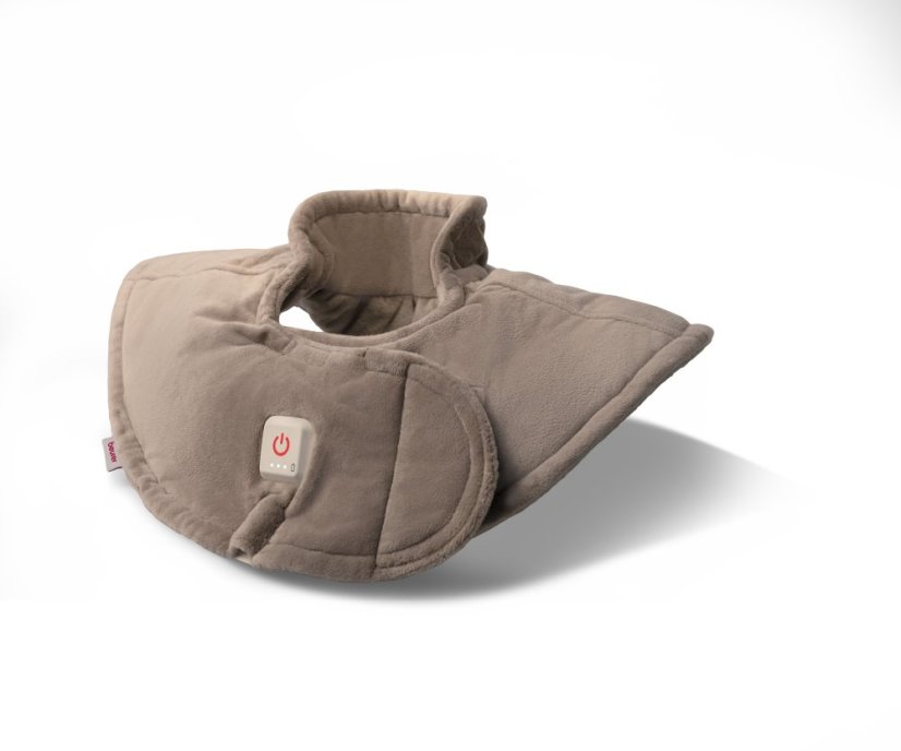 Vyhrievacia podložka na ramená BEURER HK 165 Huggy Smokey taupe