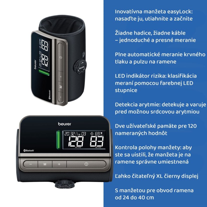 Ramenný tlakomer BEURER BM 81 easyLock
