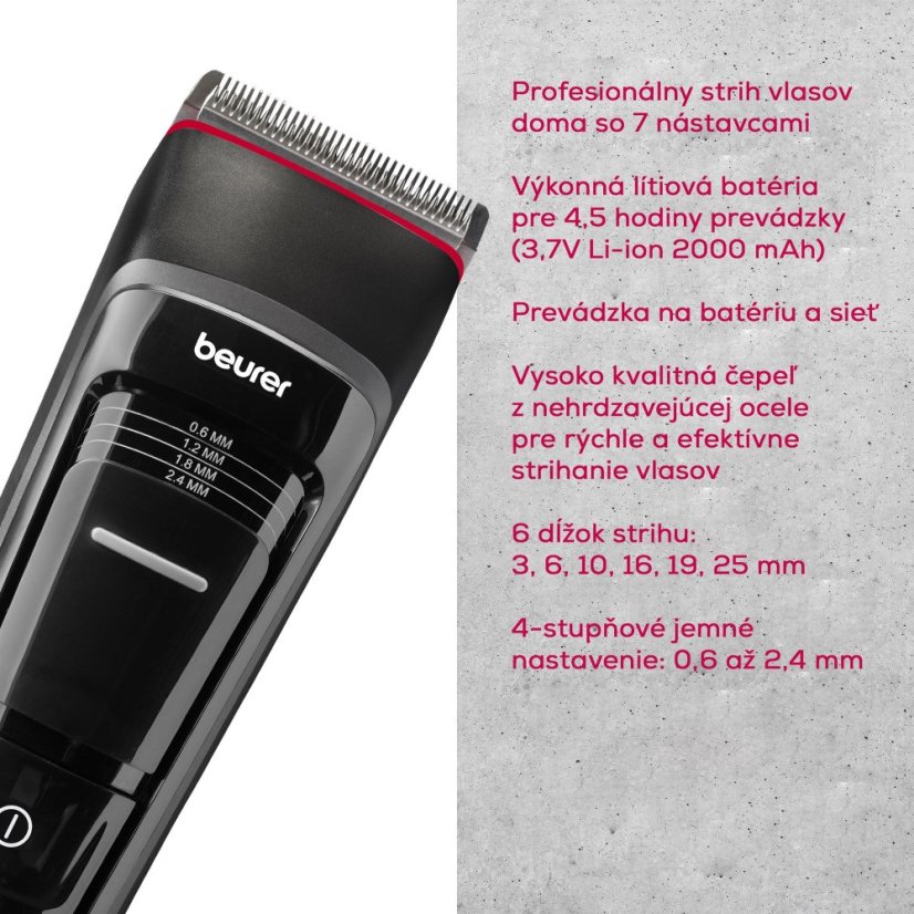 Strihač vlasov BEURER MN5X