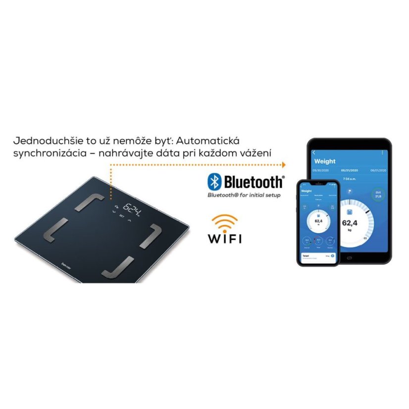 Diagnostická osobná váha BEURER BF 880 WIFI