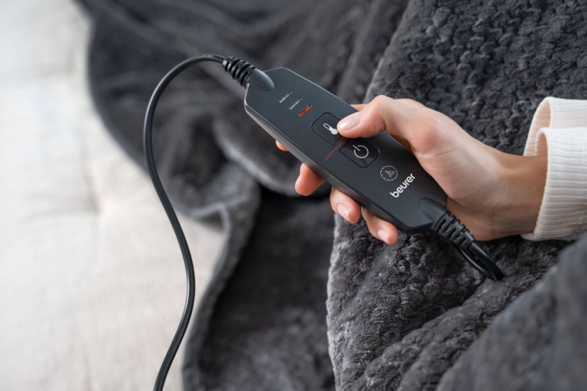 Vyhrievacia deka BEURER HD 65 Dark Grey
