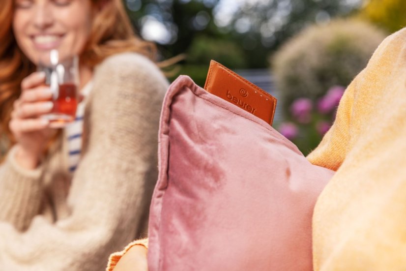 Vyhrievací vankúš BEURER HK 77 Heaty ružová