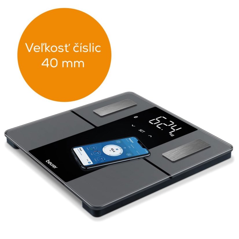 Osobná diagnostická váha BEURER BF 500 Super Black