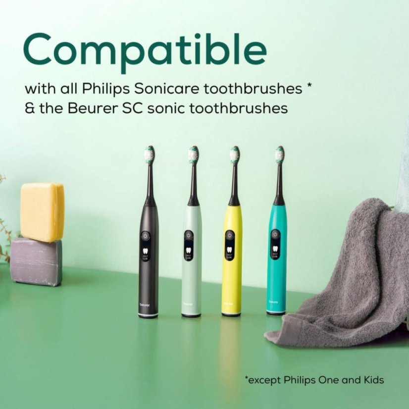 Náhradné zubné kefky BEURER SC Premium Protection Plus 4 ks