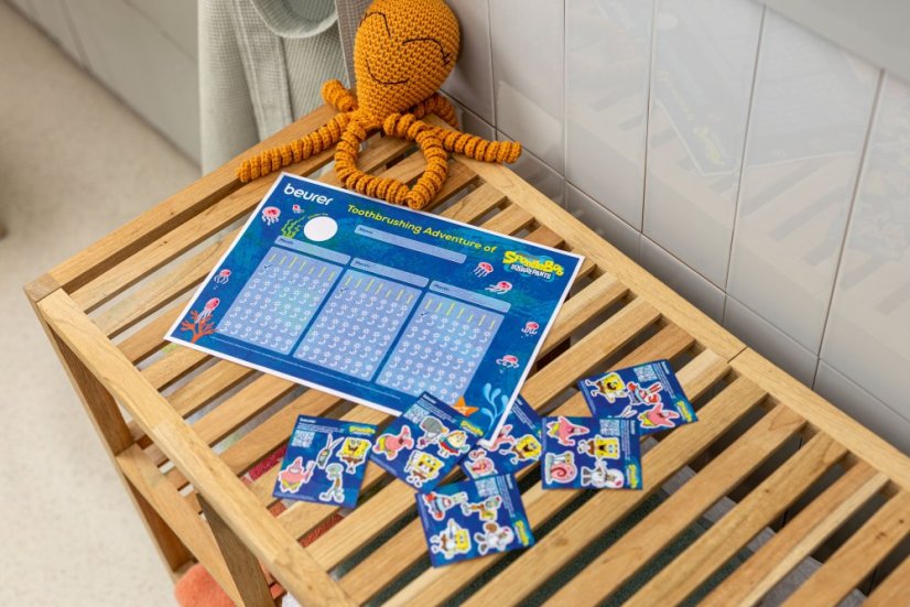 Detská sonická zubná kefka BEURER SC 11 kids Spongebob