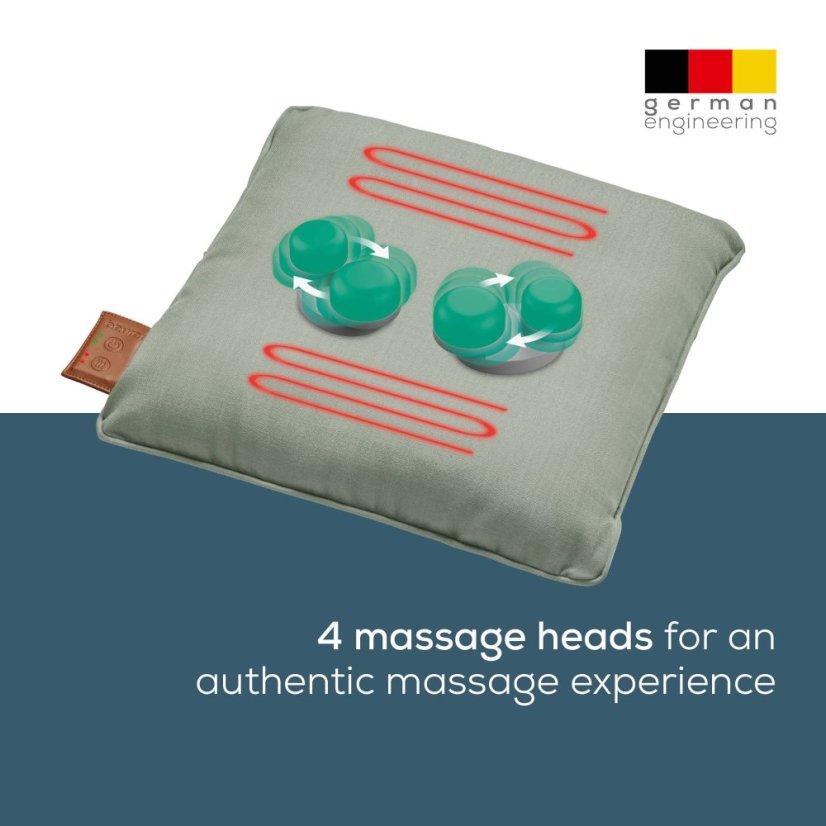 Masážny Shiatsu vankúš BEURER MG 139 Mint